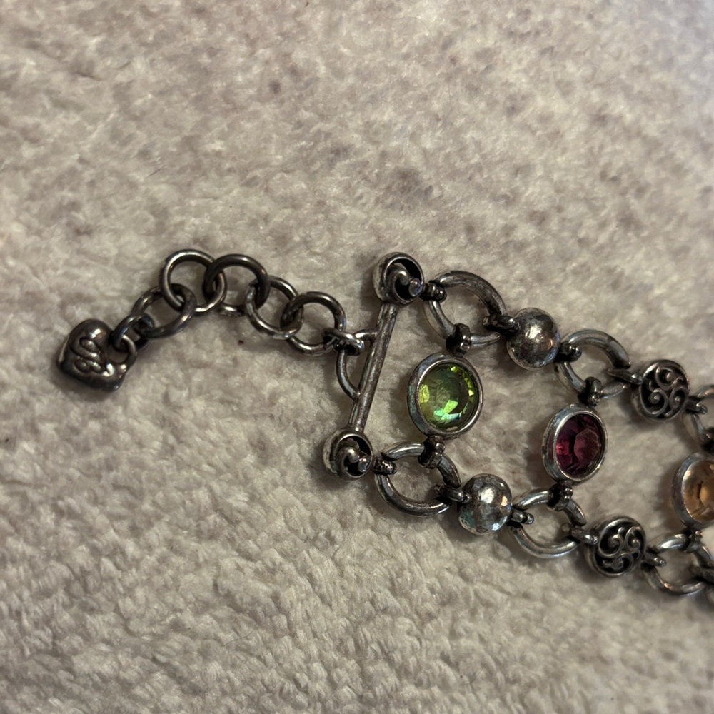 Vintage Brighton matching gemstone necklace and bracelet - Picture 7 of 8